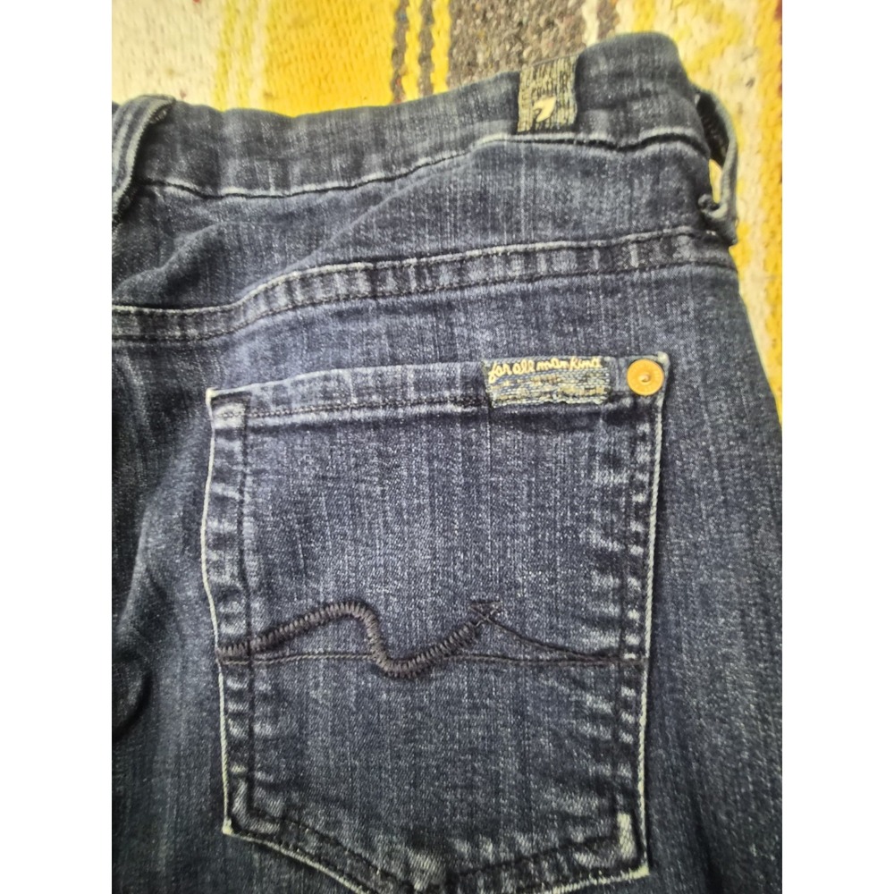 7 For All Mankind Kimmie Bootcut Jeans - Women's Size 28 - Dark Wash - Picture 4 of 11